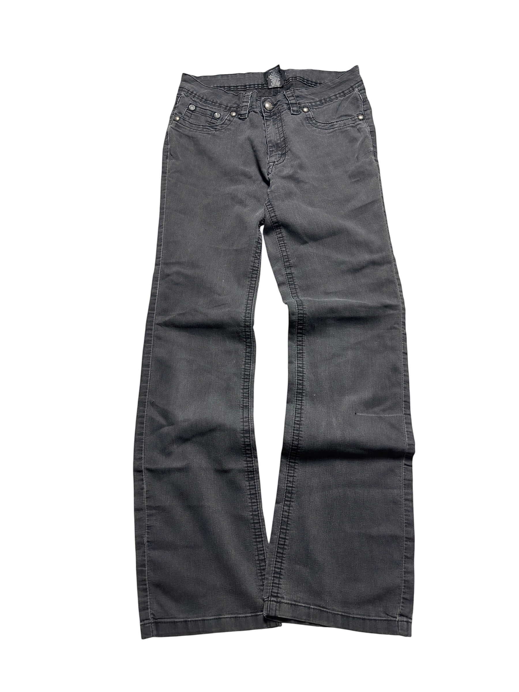 Schwarze Vintage Bootcut Jeans