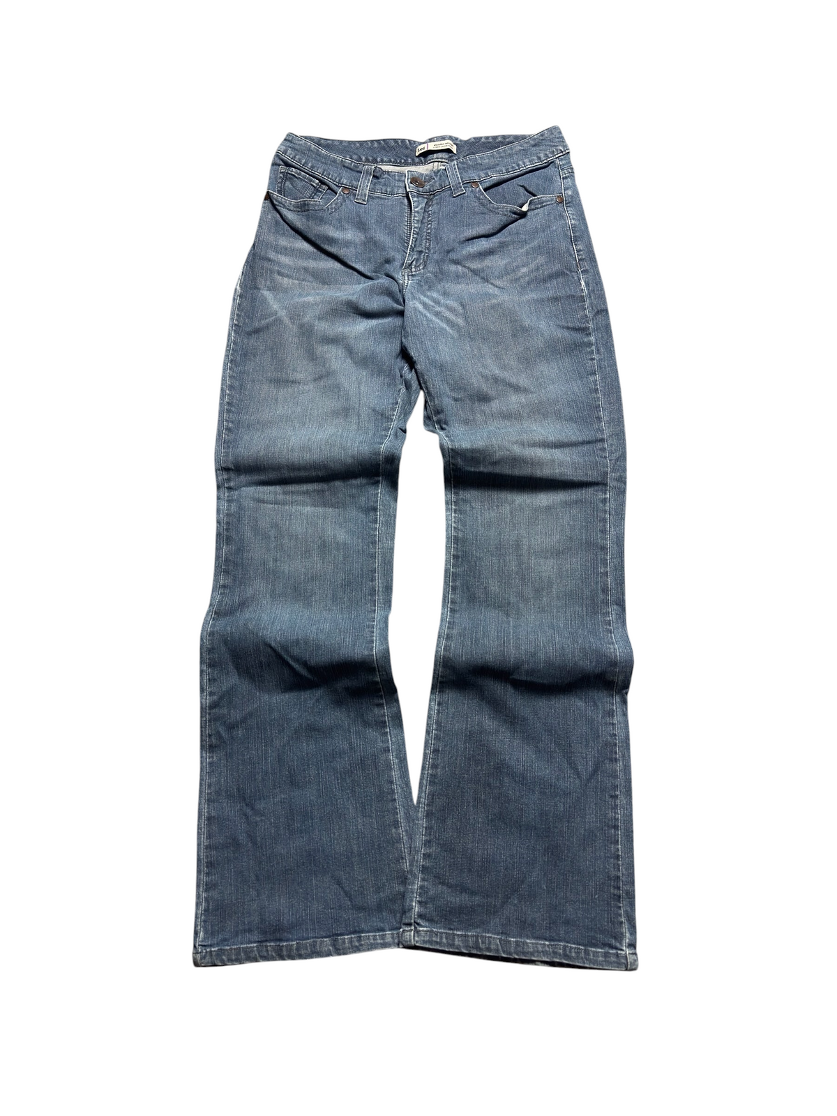 NinetyThree Lee Slender Secret medium blue denim jeans with a flattering fit and classic five-pocket styling